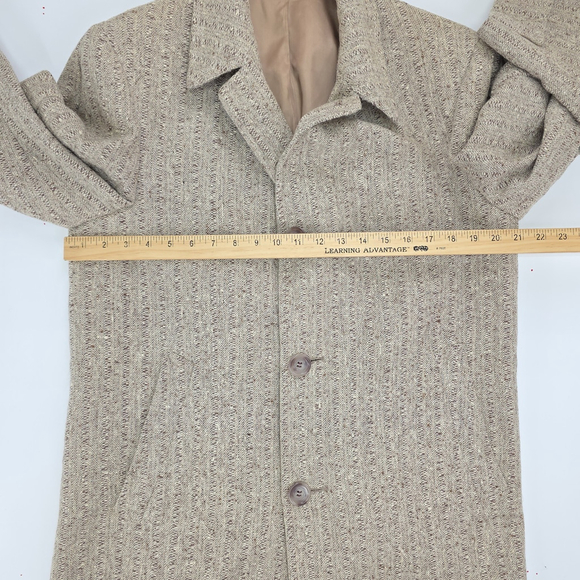 Americana Heritage 1957 Bespoke Wool Overcoat Men’s Medium Vintage - Picture 6 of 11